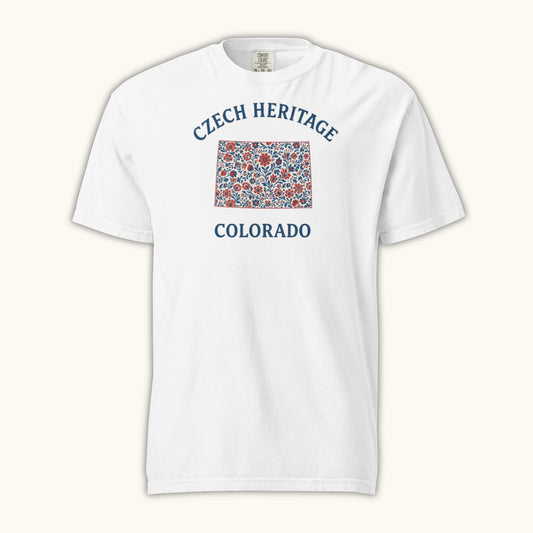 Czech Heritage Colorado T-Shirt – Czech American Folk Art Shirt