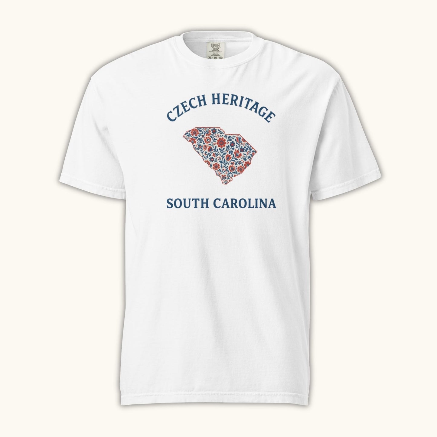 Czech Heritage South Carolina T-Shirt – Czech American Folk Art Shirt