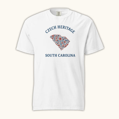 Czech Heritage South Carolina T-Shirt – Czech American Folk Art Shirt