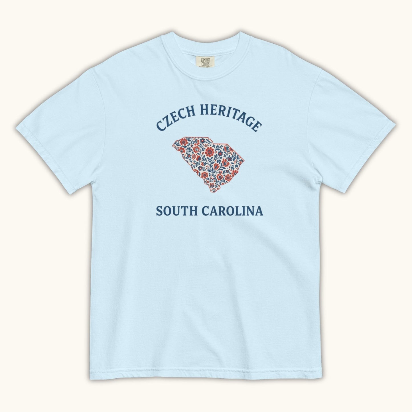 Czech Heritage South Carolina T-Shirt – Czech American Folk Art Shirt