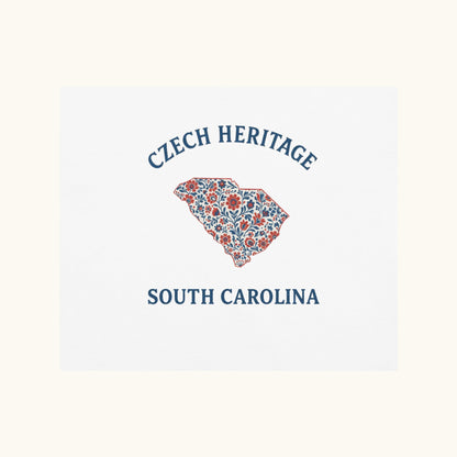 Czech Heritage South Carolina T-Shirt – Czech American Folk Art Shirt