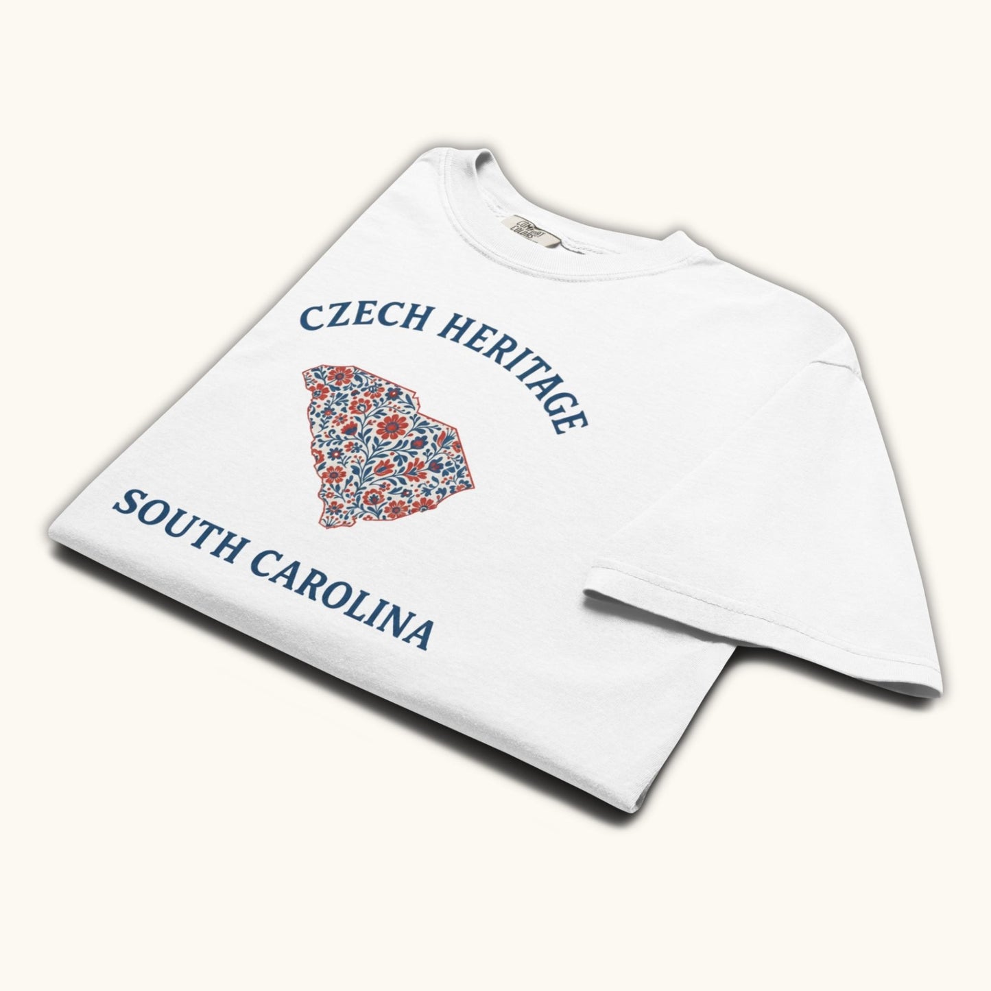 Czech Heritage South Carolina T-Shirt – Czech American Folk Art Shirt