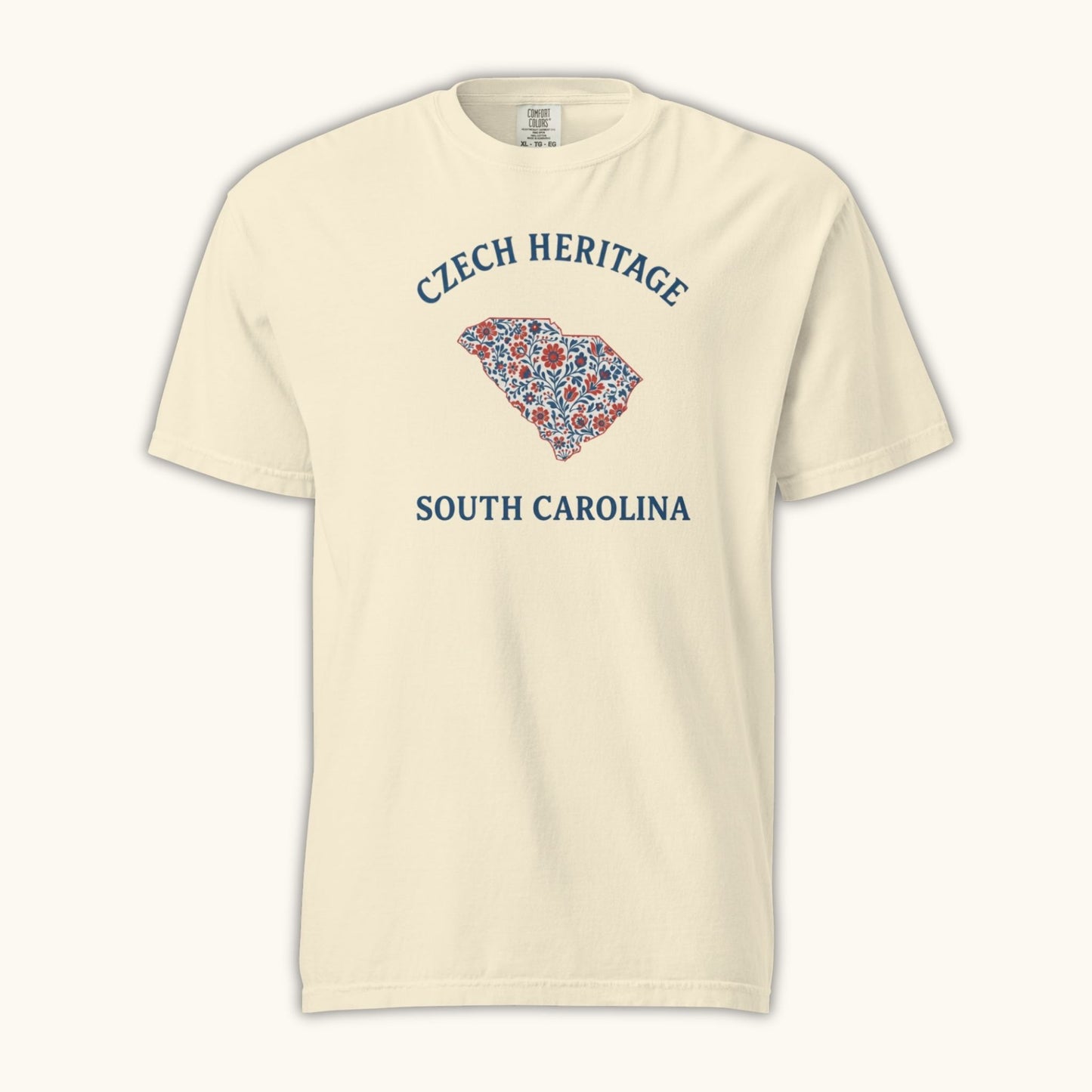 Czech Heritage South Carolina T-Shirt – Czech American Folk Art Shirt