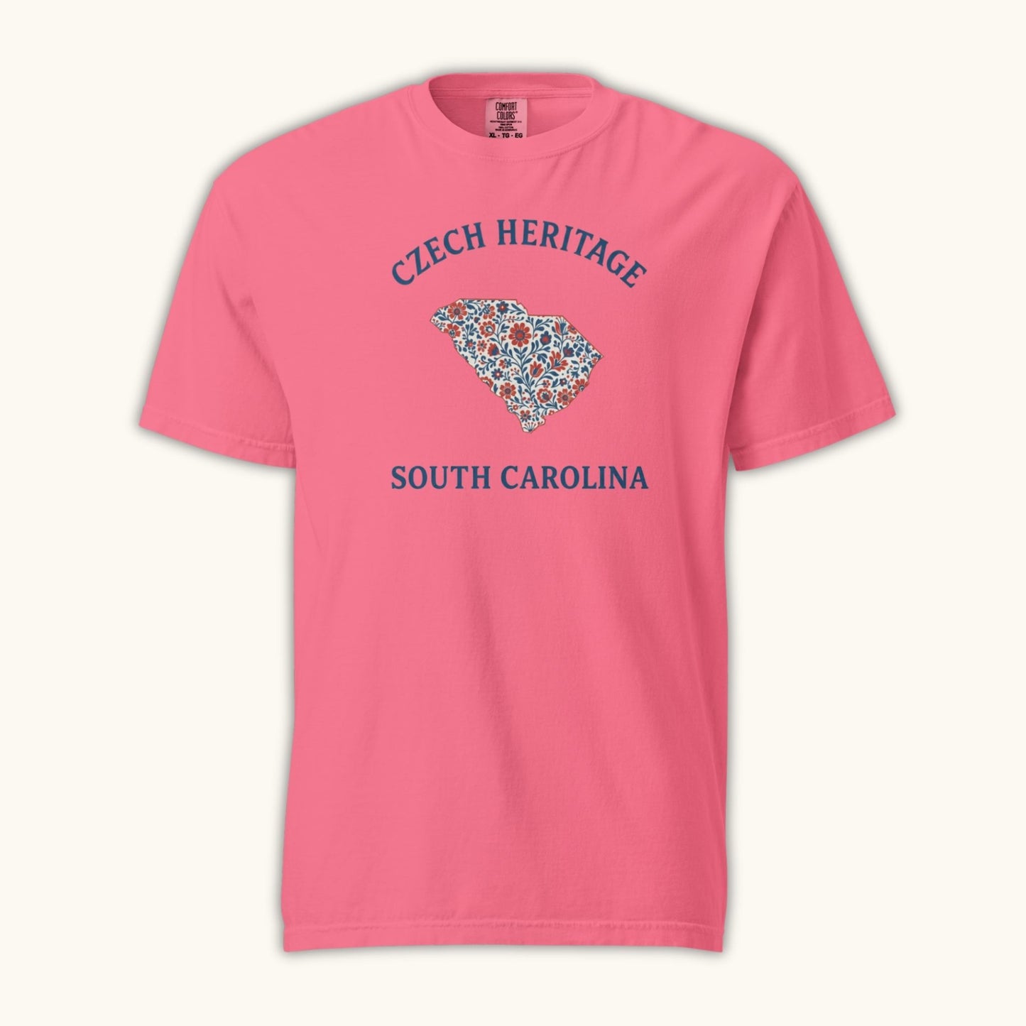 Czech Heritage South Carolina T-Shirt – Czech American Folk Art Shirt