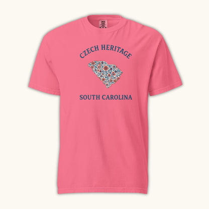 Czech Heritage South Carolina T-Shirt – Czech American Folk Art Shirt