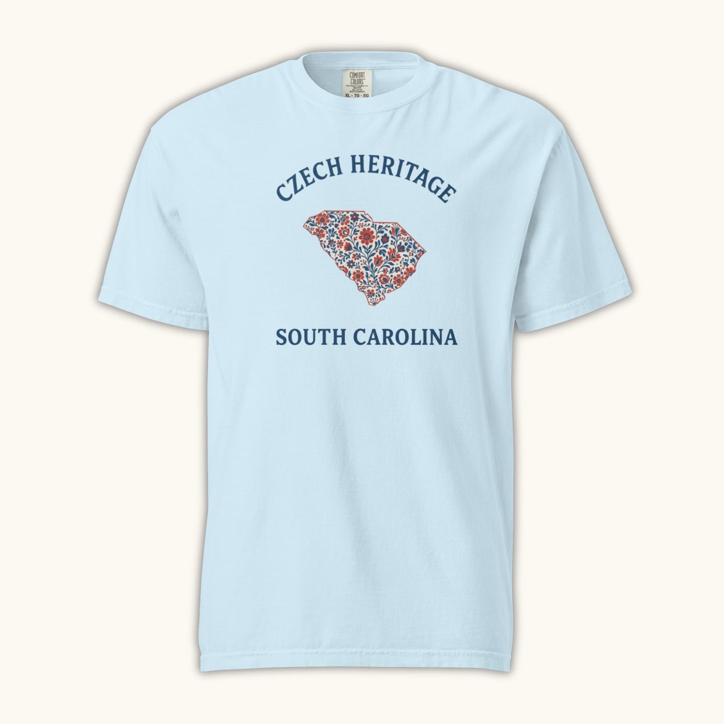 Czech Heritage South Carolina T-Shirt – Czech American Folk Art Shirt