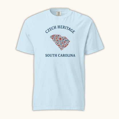 Czech Heritage South Carolina T-Shirt – Czech American Folk Art Shirt