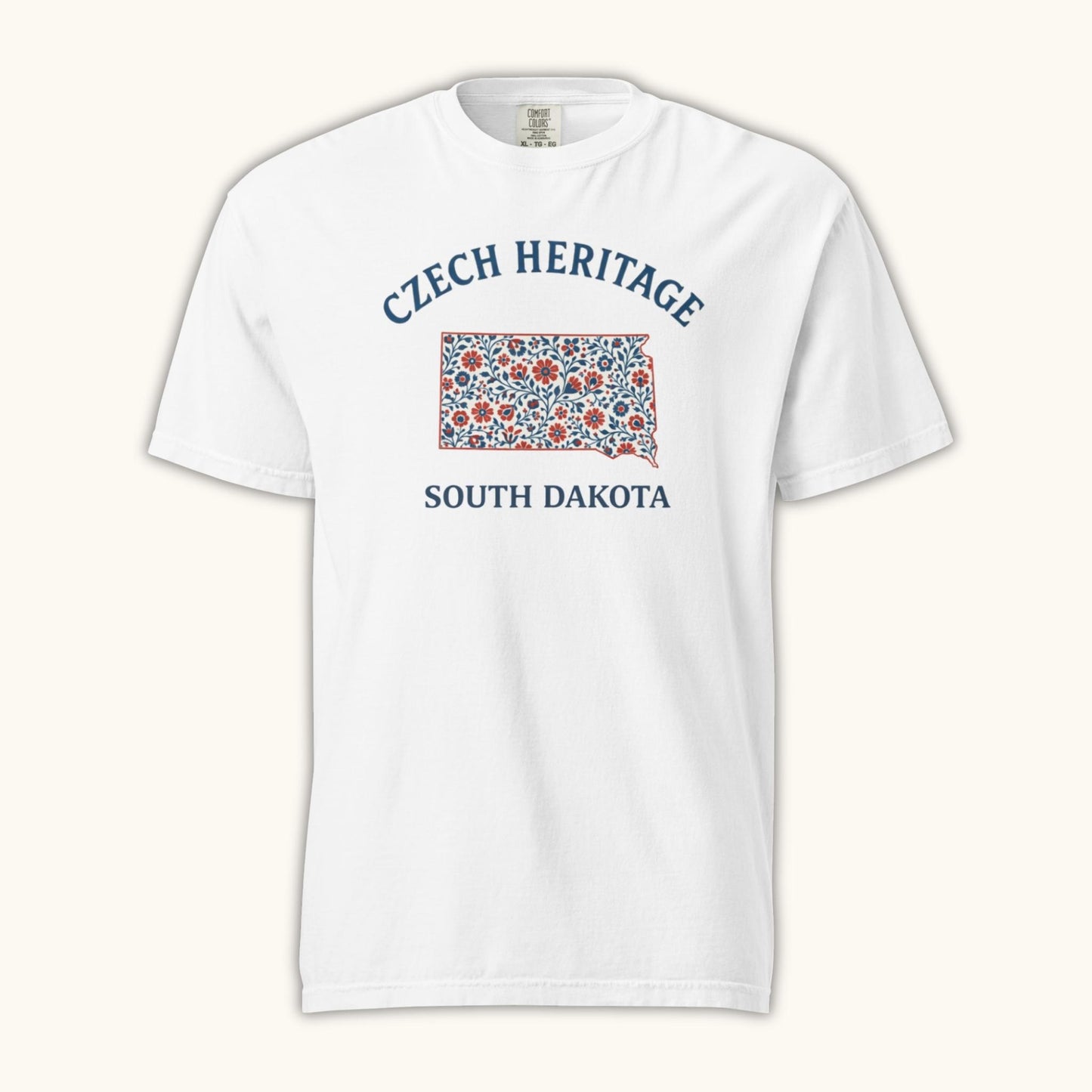 Czech Heritage South Dakota T-Shirt – Czech American Folk Art Shirt