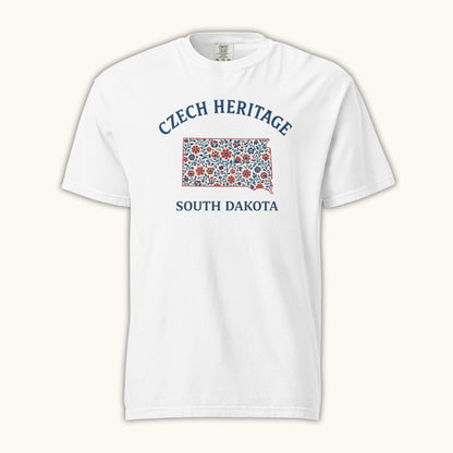 Czech Heritage South Dakota T-Shirt – Czech American Folk Art Shirt