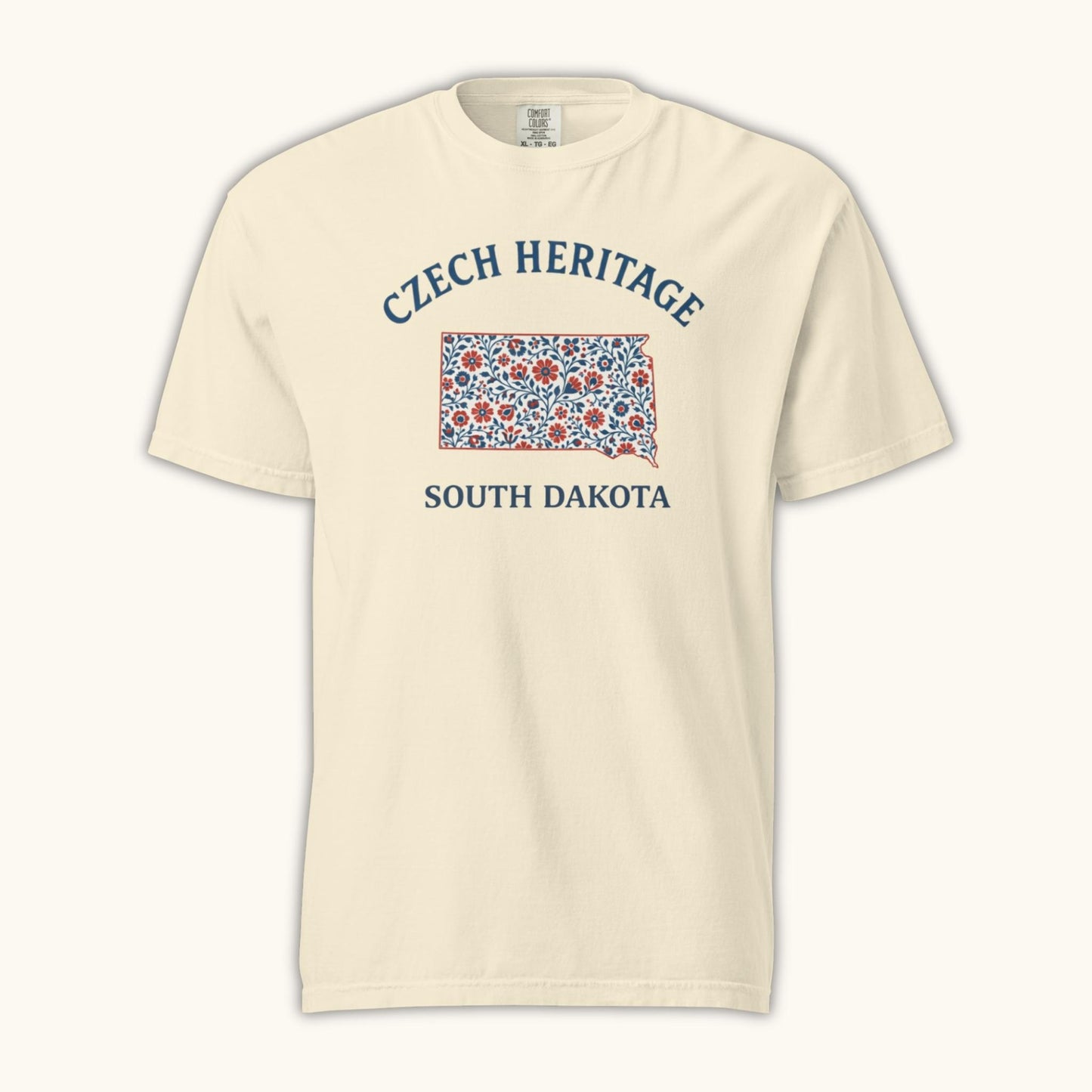Czech Heritage South Dakota T-Shirt – Czech American Folk Art Shirt