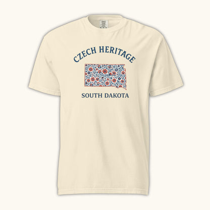 Czech Heritage South Dakota T-Shirt – Czech American Folk Art Shirt