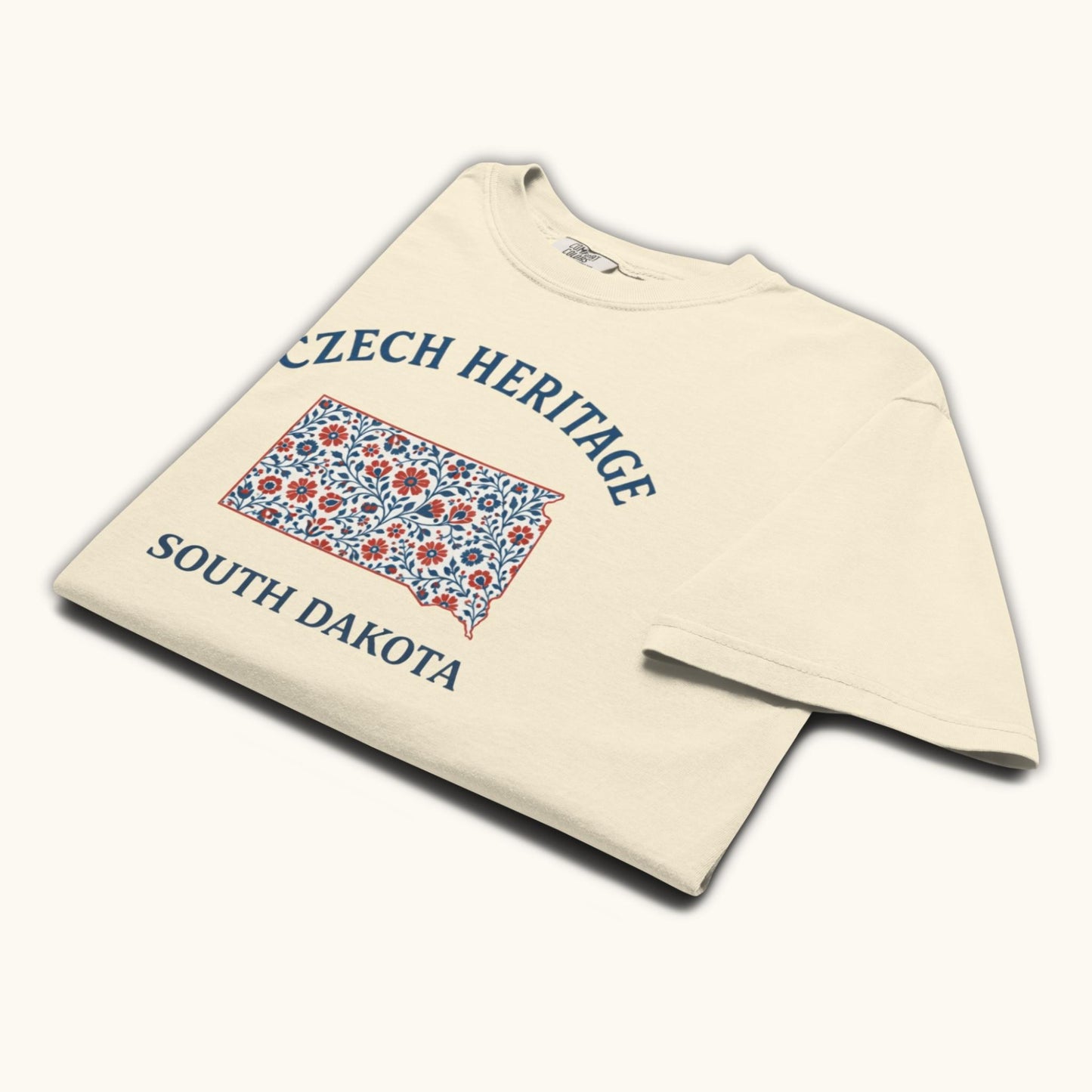 Czech Heritage South Dakota T-Shirt – Czech American Folk Art Shirt