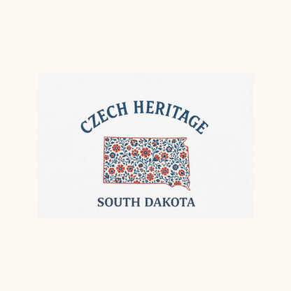 Czech Heritage South Dakota T-Shirt – Czech American Folk Art Shirt