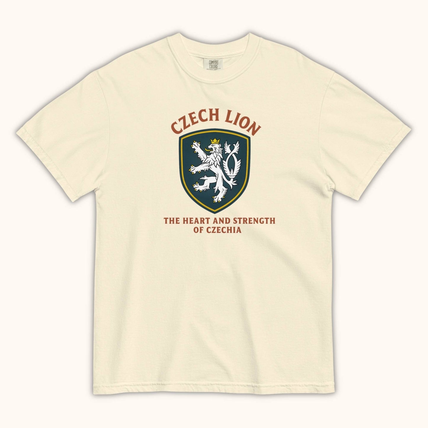 Czech Lion The Heart and Strength of Czechia – Unisex T-Shirt