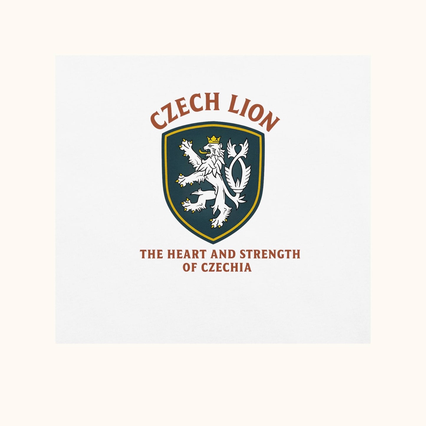 Czech Lion The Heart and Strength of Czechia – Unisex T-Shirt
