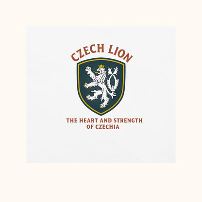 Czech Lion The Heart and Strength of Czechia – Unisex T-Shirt
