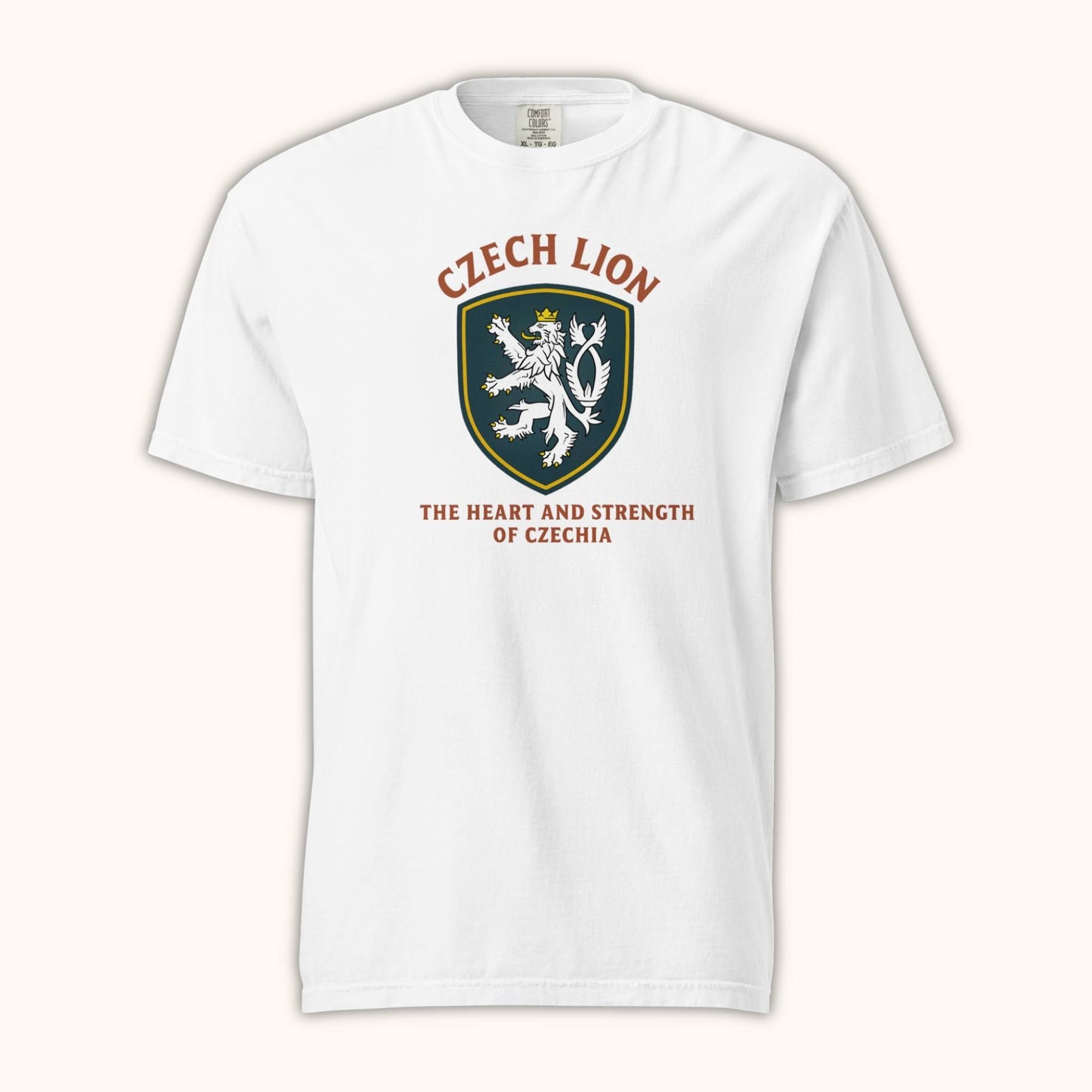 Czech Lion The Heart and Strength of Czechia – Unisex T-Shirt