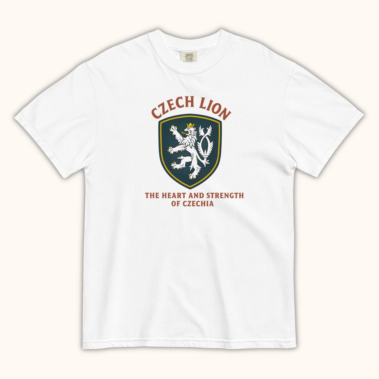 Czech Lion The Heart and Strength of Czechia – Unisex T-Shirt