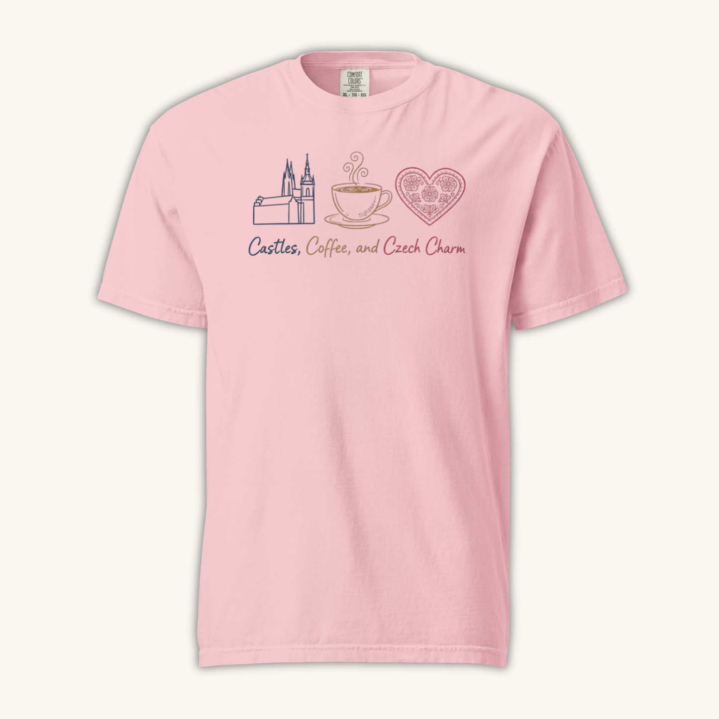 Castles, Coffee, and Czech Charm – Women’s T-Shirt
