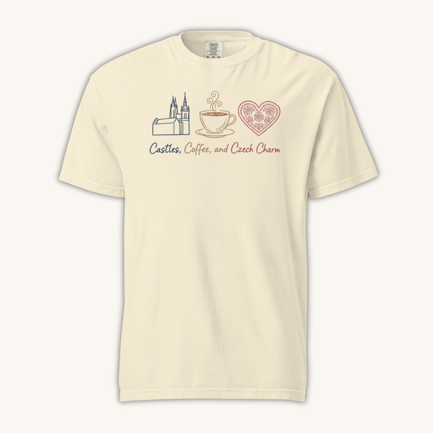 Castles, Coffee, and Czech Charm – Women’s T-Shirt