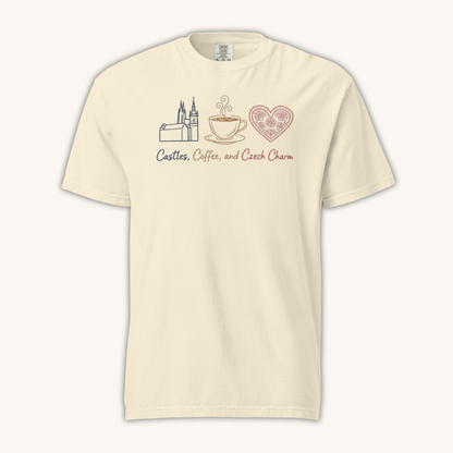 Castles, Coffee, and Czech Charm – Women’s T-Shirt