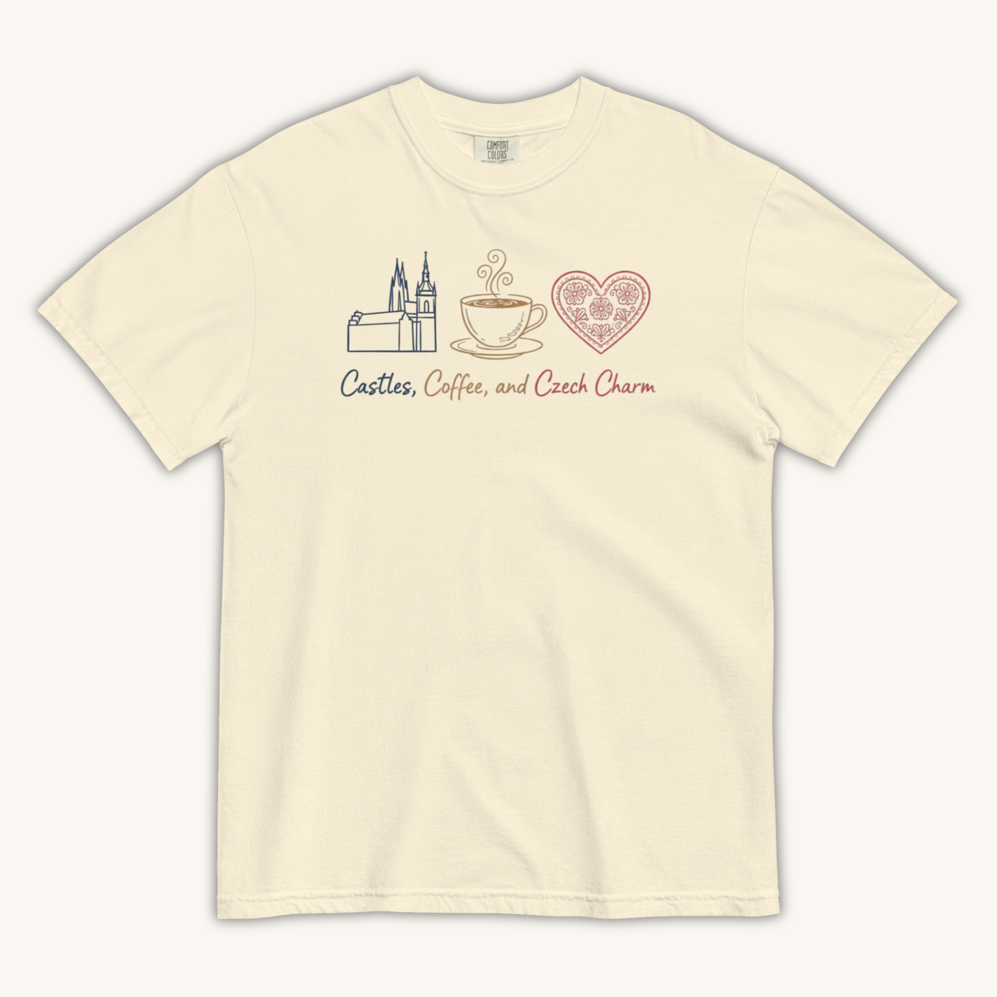 Castles, Coffee, and Czech Charm – Women’s T-Shirt