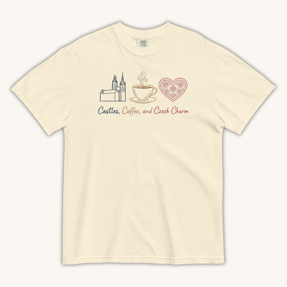 Castles, Coffee, and Czech Charm – Women’s T-Shirt