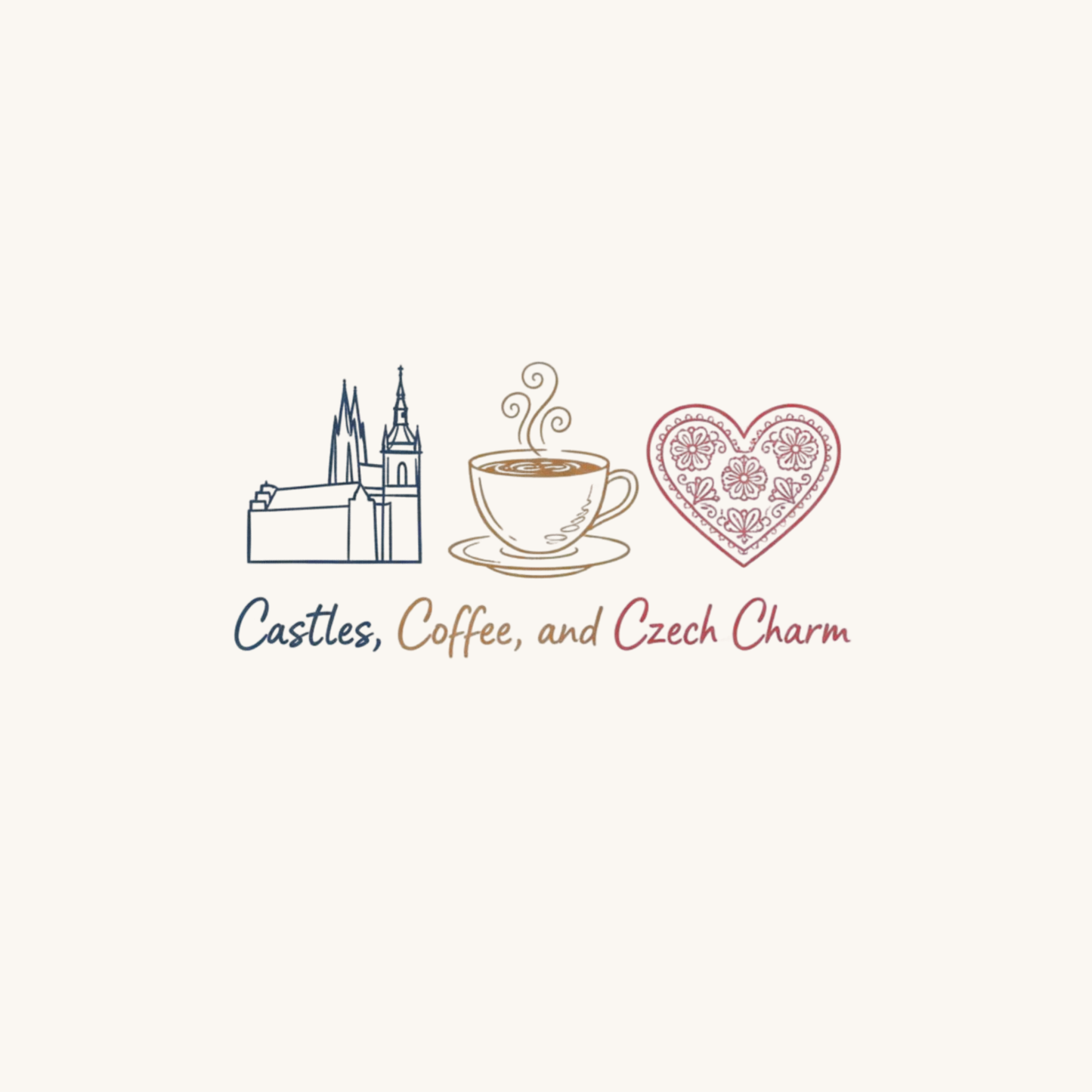 Castles, Coffee, and Czech Charm – Women’s T-Shirt