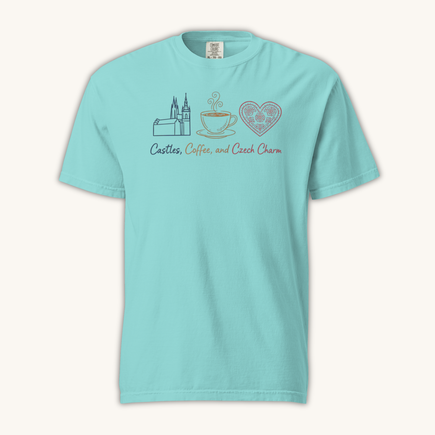 Castles, Coffee, and Czech Charm – Women’s T-Shirt