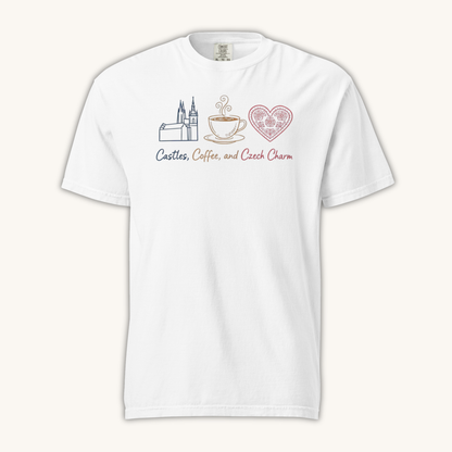 Castles, Coffee, and Czech Charm – Women’s T-Shirt