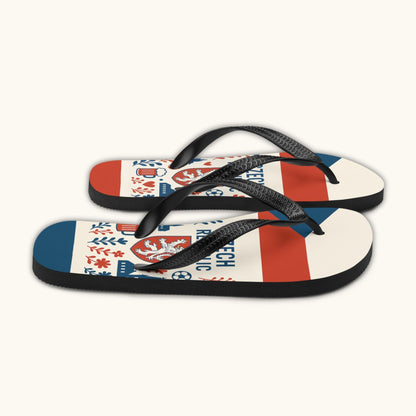 Czech Republic Flip Flops – Czech Heritage Summer Sandals