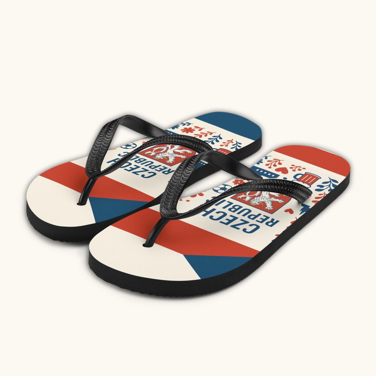 Czech Republic Flip Flops – Czech Heritage Summer Sandals