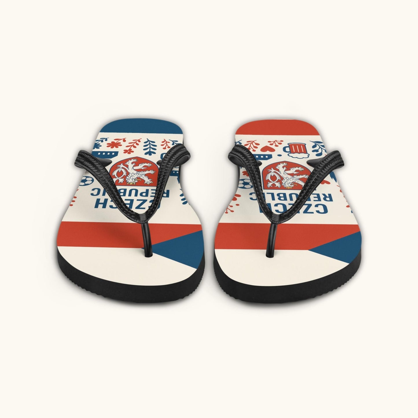Czech Republic Flip Flops – Czech Heritage Summer Sandals