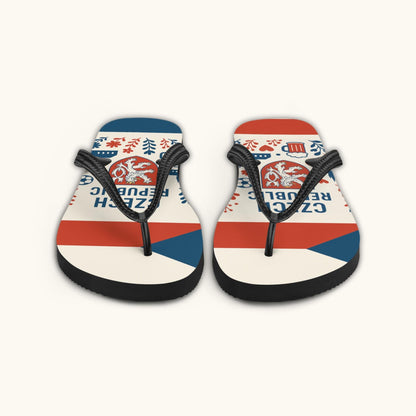 Czech Republic Flip Flops – Czech Heritage Summer Sandals