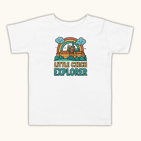 Little Czech Explorer – Toddler Short Sleeve T-Shirt