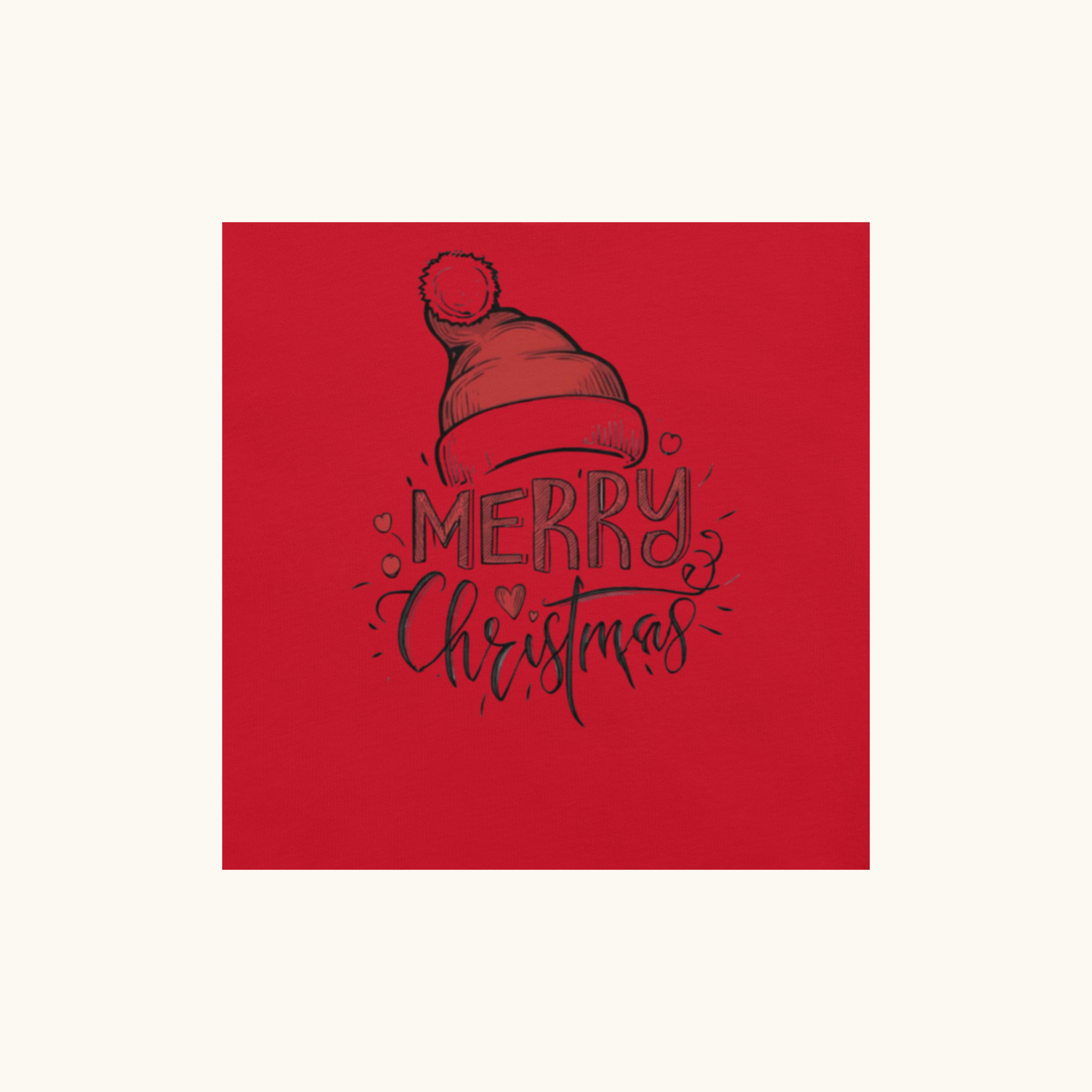 Merry Christmas Winter Hat – Unisex T-Shirt