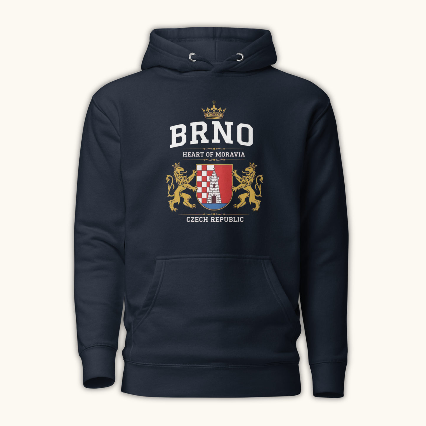 Brno Heart of Moravia Hoodie – Unisex