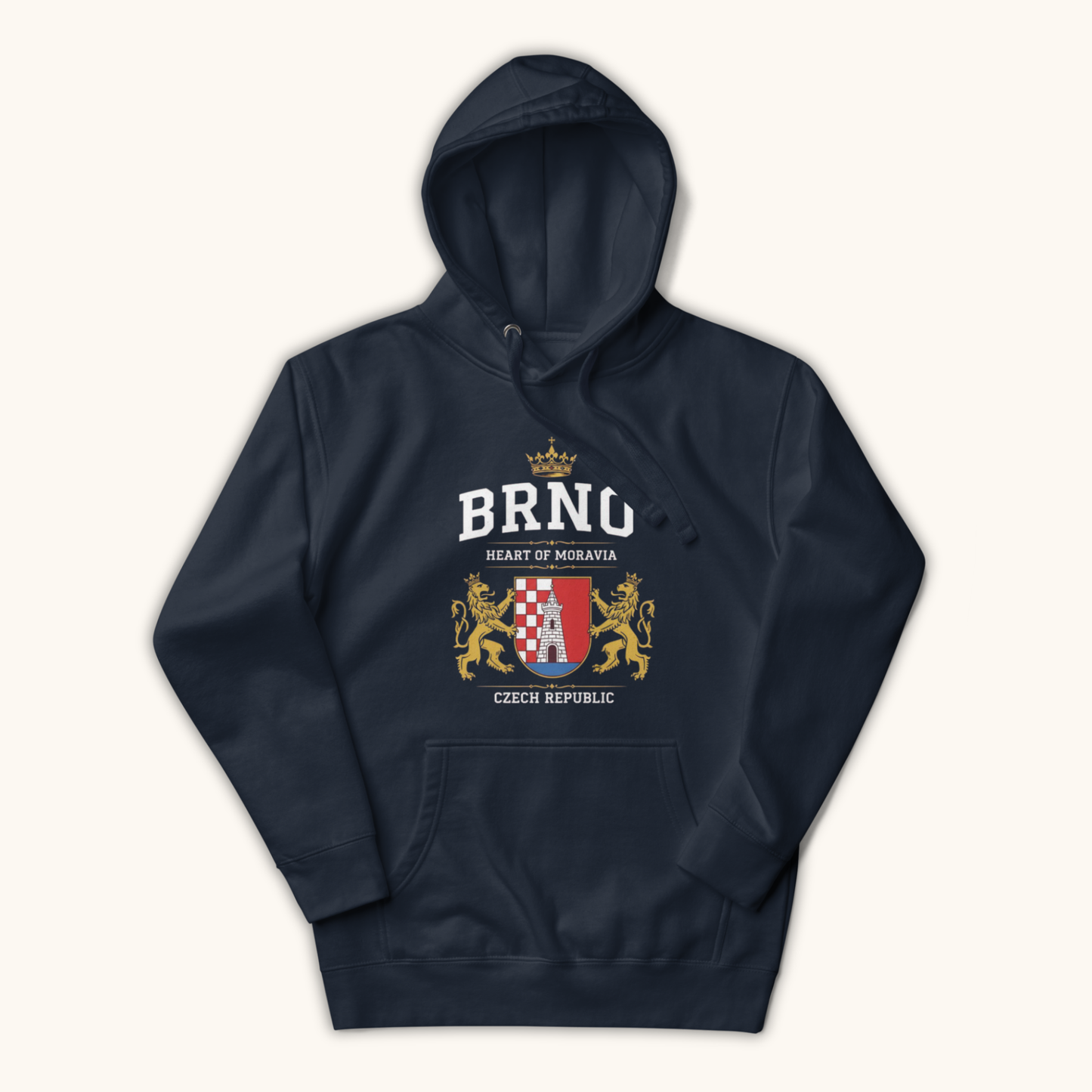 Brno Heart of Moravia Hoodie – Unisex