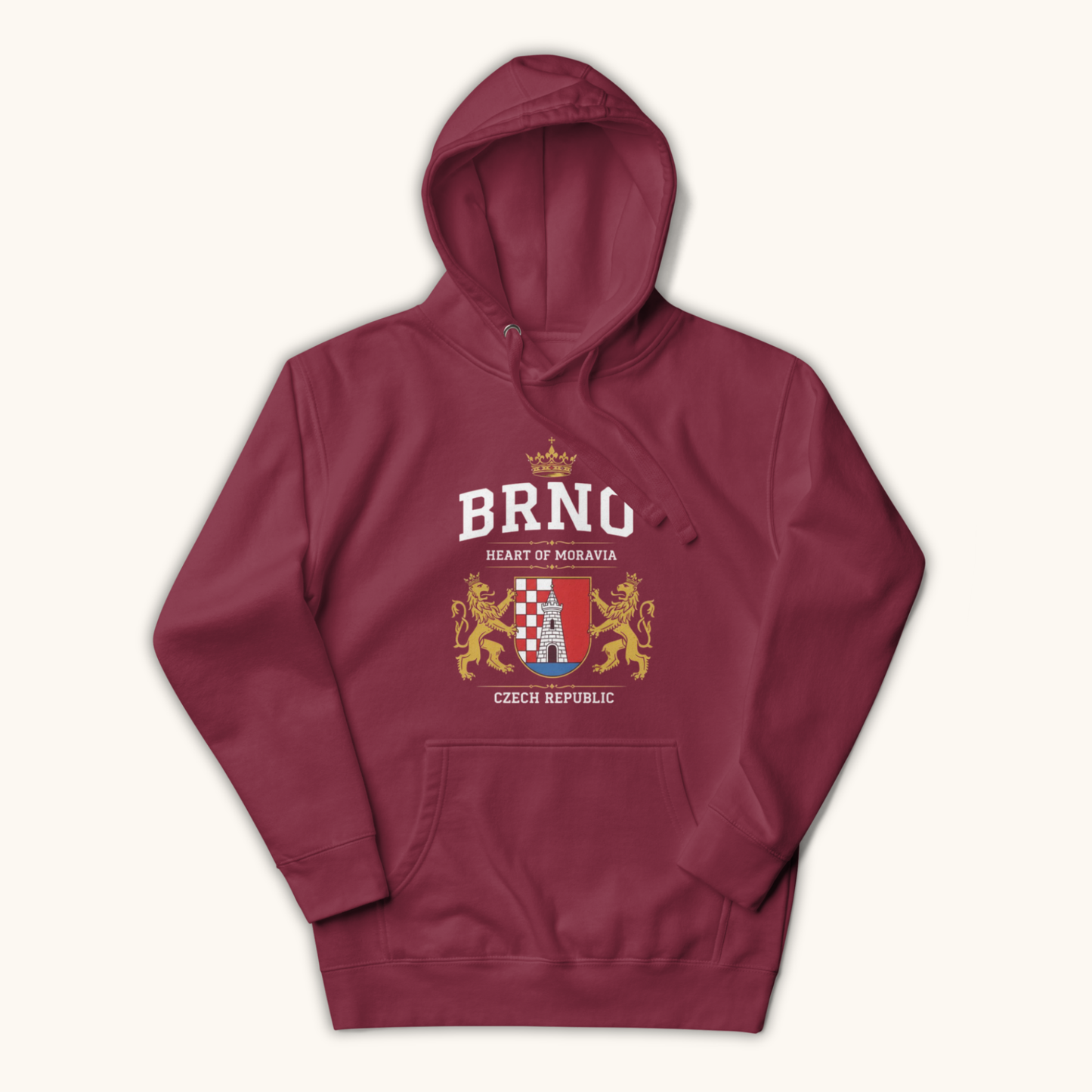 Brno Heart of Moravia Hoodie – Unisex