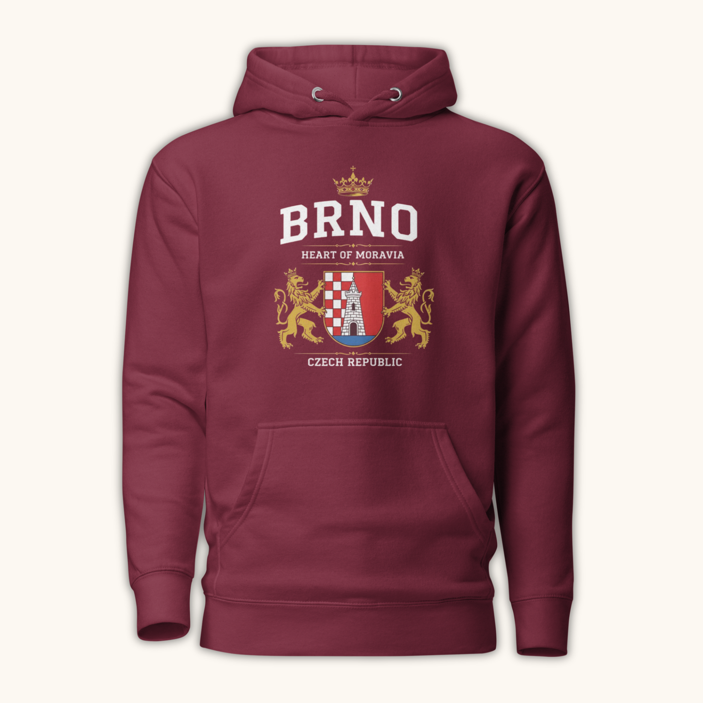 Brno Heart of Moravia Hoodie – Unisex