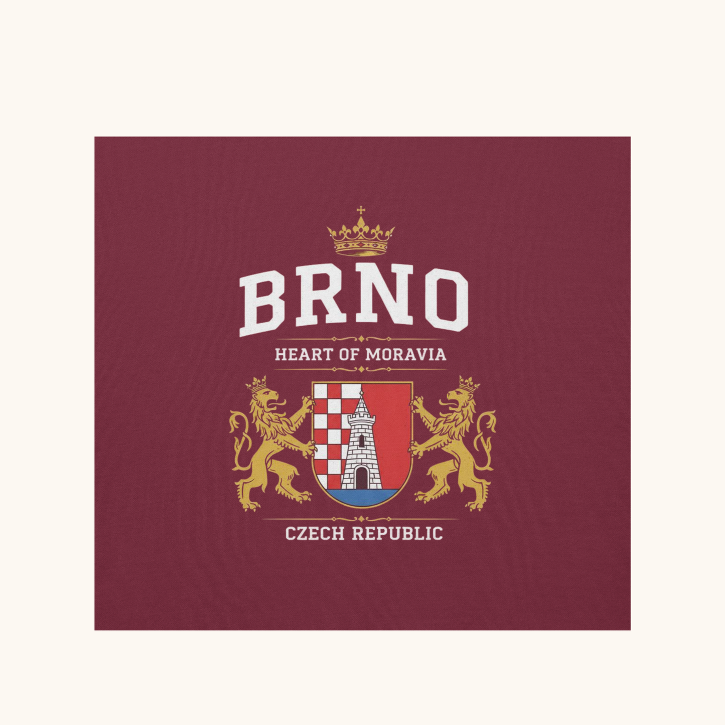Brno Heart of Moravia Hoodie – Unisex