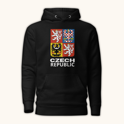 Czech Republic Coat of Arms Hoodie – Unisex