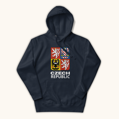Czech Republic Coat of Arms Hoodie – Unisex