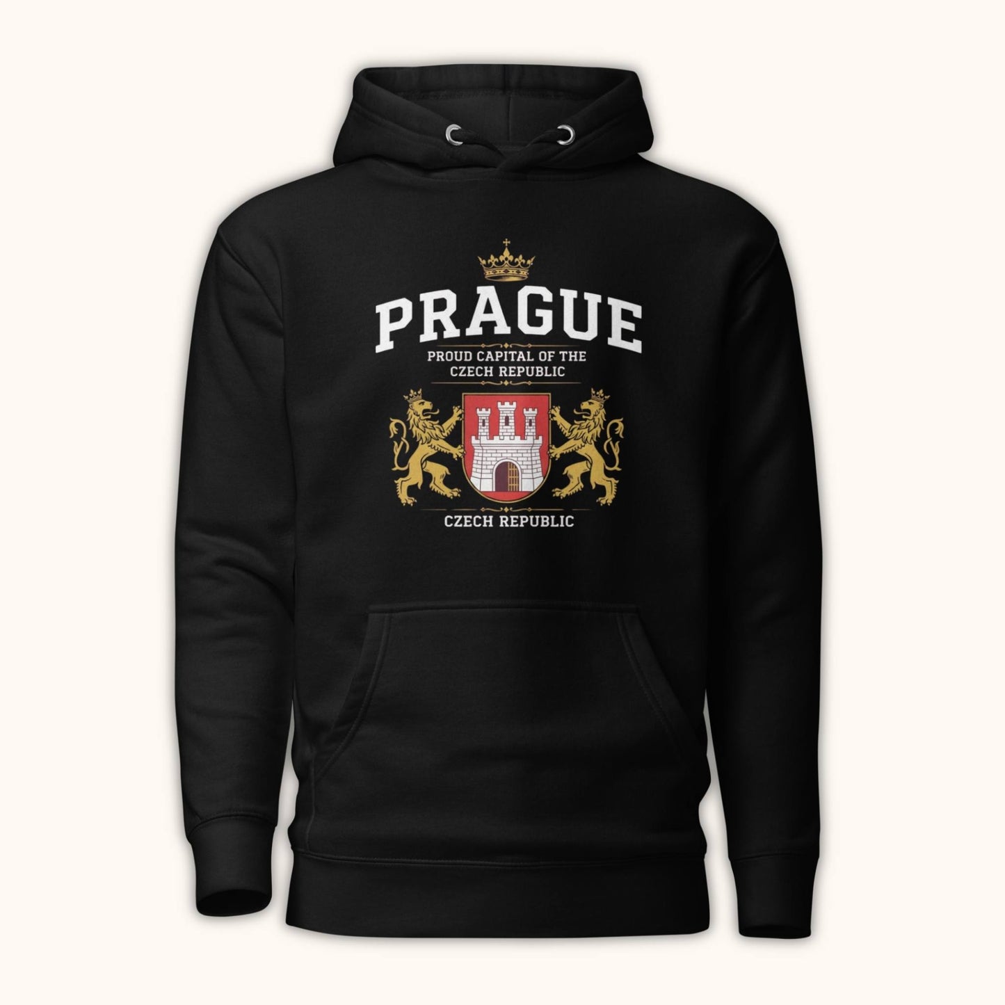 Prague Coat of Arms Hoodie – Unisex