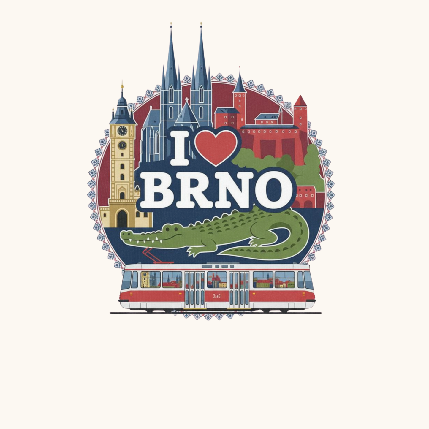 I Love Brno – Women’s T-Shirt