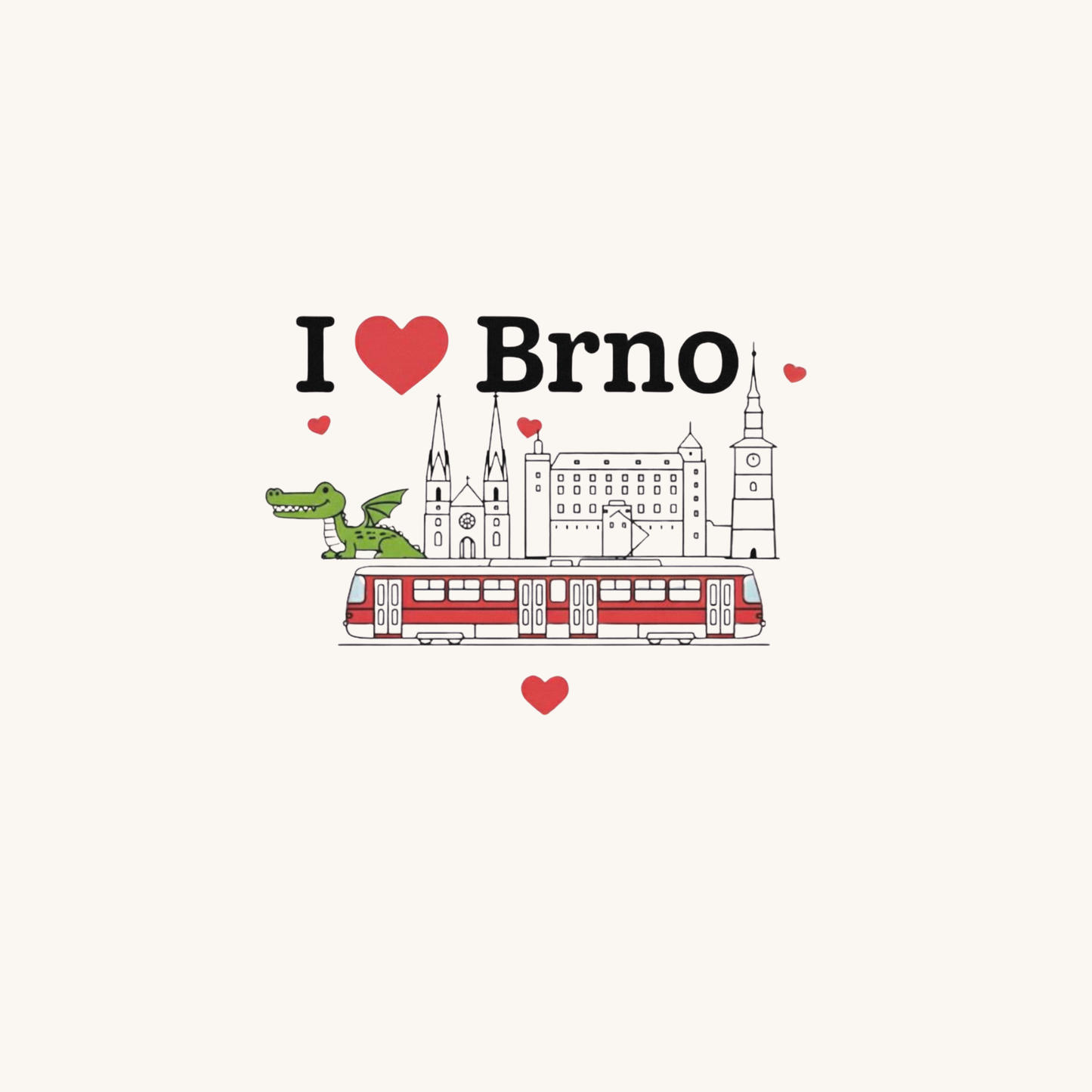 I Love Brno – Women’s T-Shirt