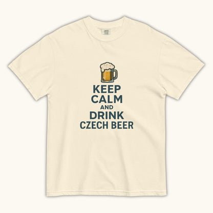 Keep Calm and Drink Czech Beer – Unisex T-Shirt