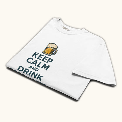 Keep Calm and Drink Czech Beer – Unisex T-Shirt