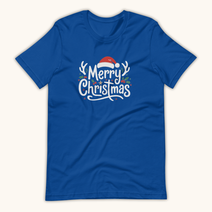 Merry Christmas Santa Lettering – Unisex T-Shirt