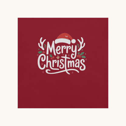 Merry Christmas Santa Lettering – Unisex T-Shirt